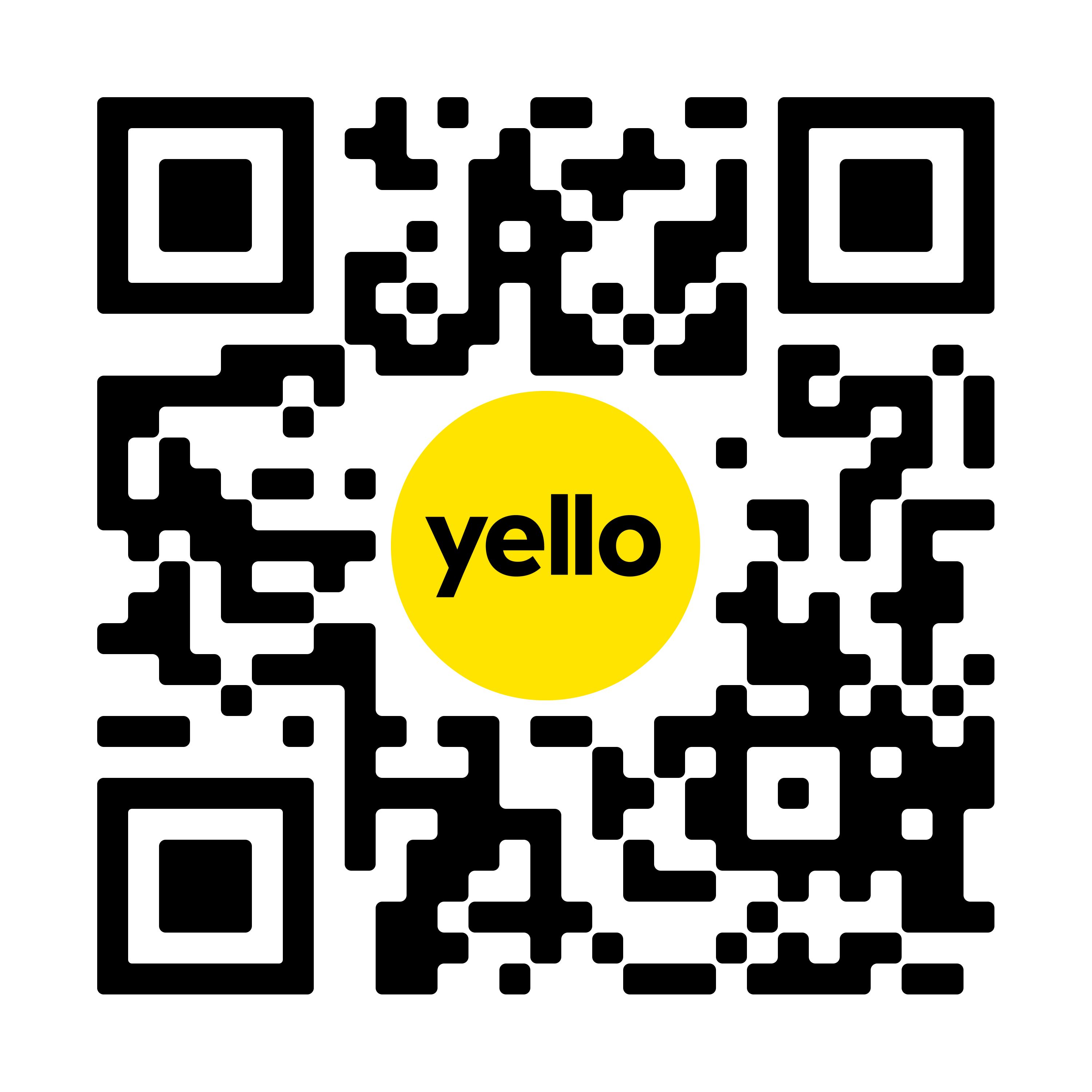 QR Code Download Yello App